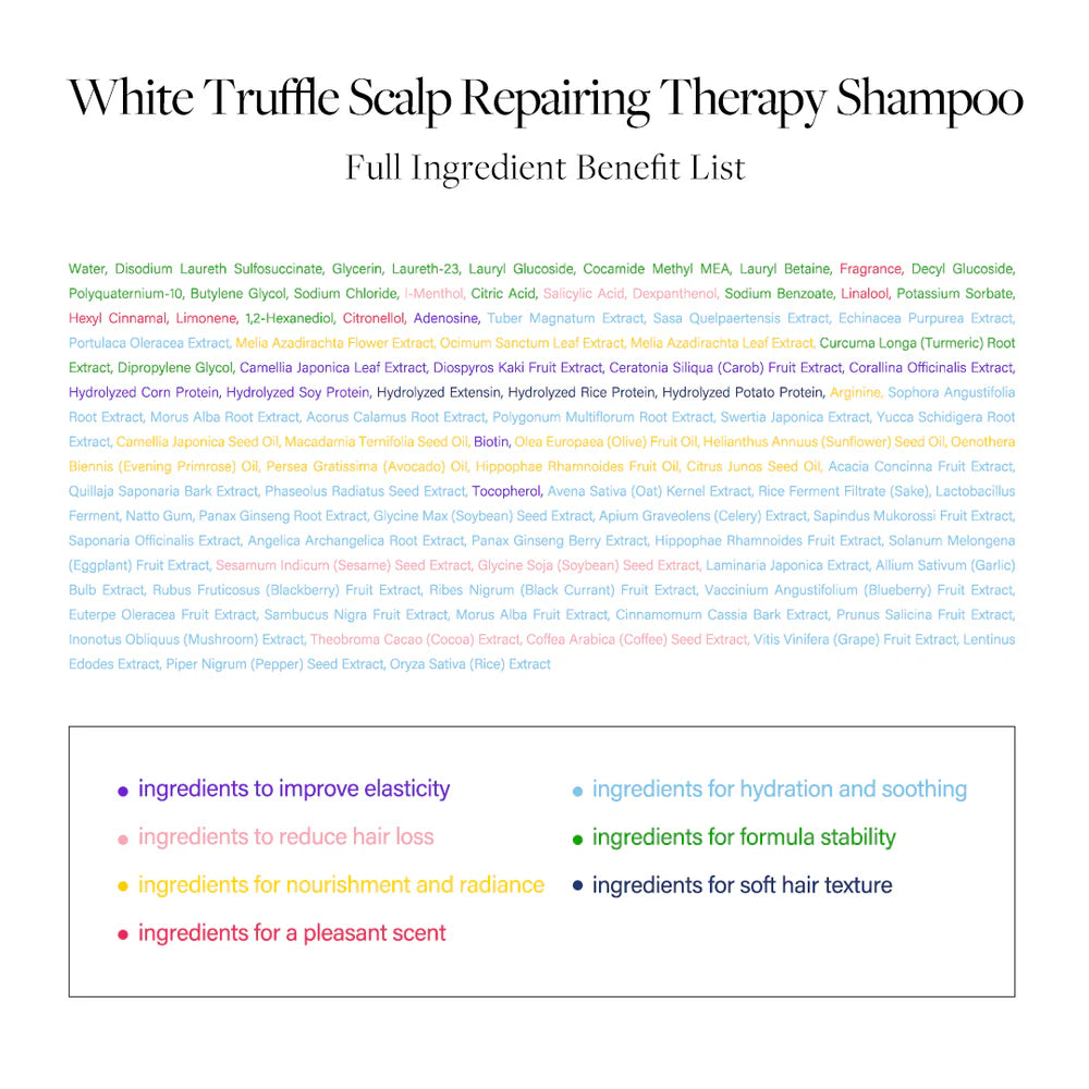 [d'Alba] Italian White Truffle Scalp Repairing Therapy Shampoo 275ml