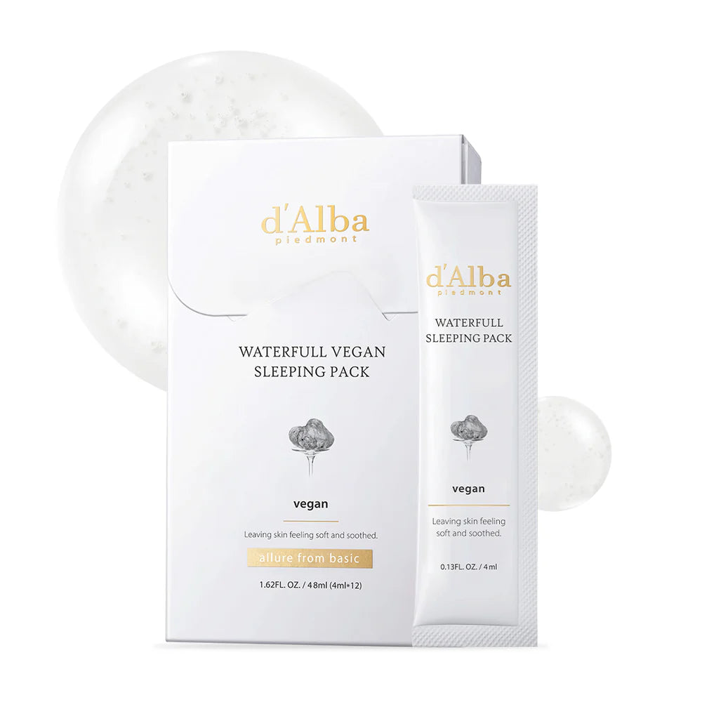 [d'Alba] d'Alba Waterfull Vegan Sleeping Pack 4ml*12packs