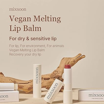[mixsoon] Vegan Melting Lip Balm (Clear)