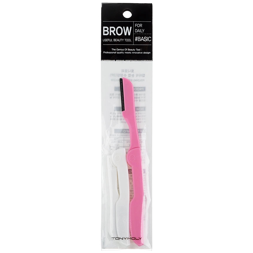 [TONYMOLY] Foldable Eyebrow Razor (2pcs)