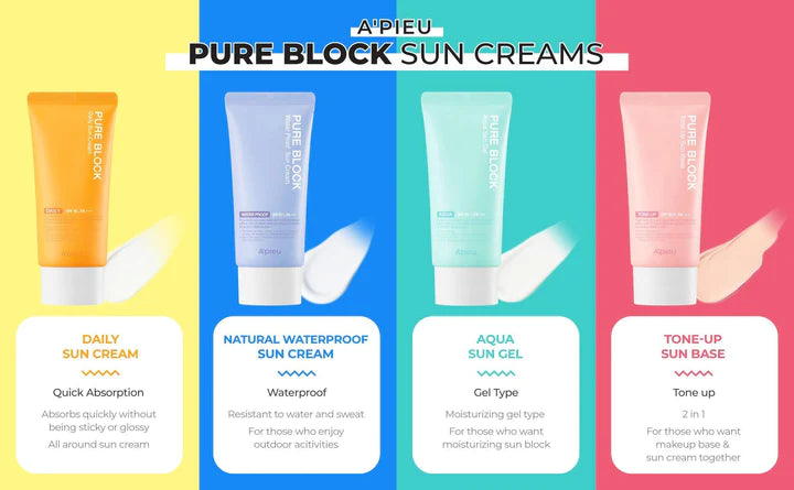 [A'PIEU] Pure Block Aqua Sun Gel SPF50+/PA+++