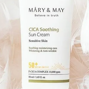 [MARY & MAY] Cica Soothing Sun Cream SPF 50+ PA++++