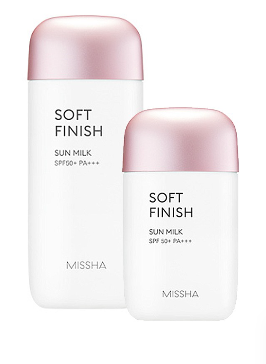 [MISSHA] Soft Finish Sun Milk All Around Safe Block SPF 50+ PA ...