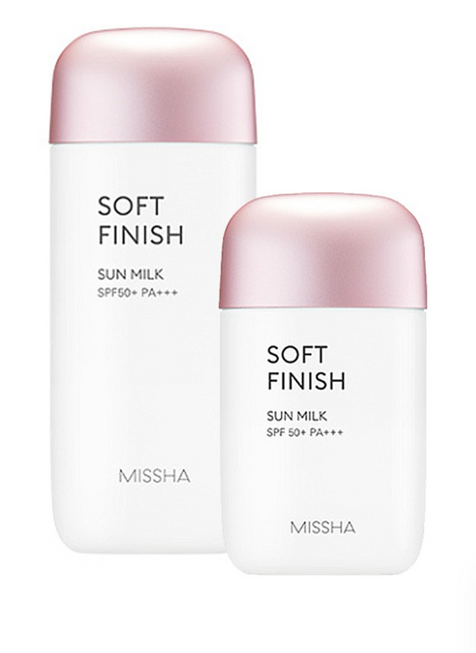 [MISSHA] Soft Finish Sun Milk All Around Safe Block SPF 50+ PA++++