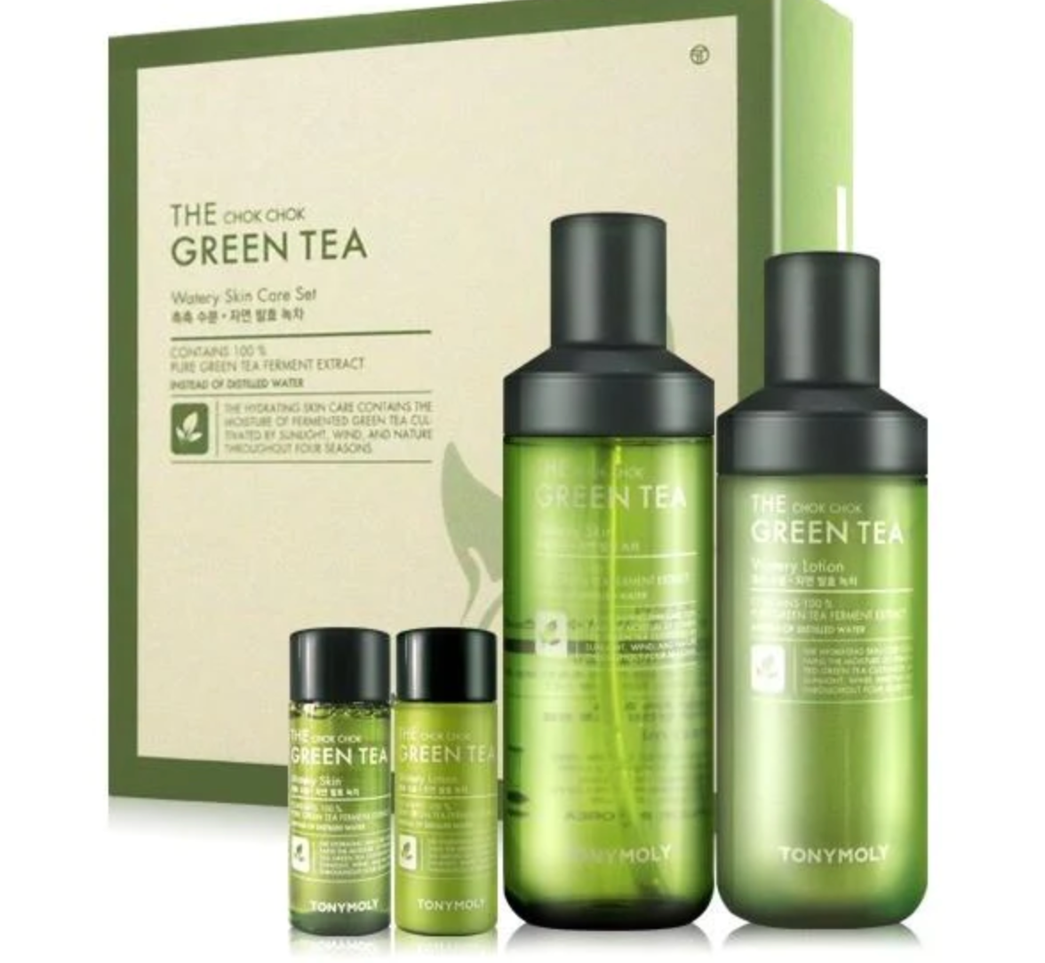 [TONYMOLY] The Chock Chock Green Tea Watery Skin Care Set