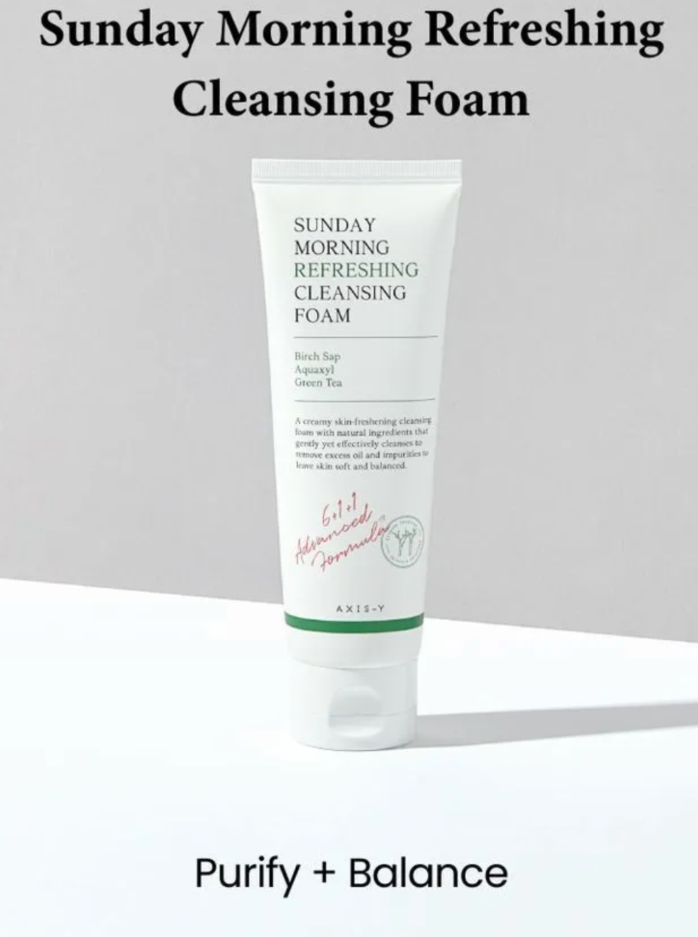 [AXIS-Y] Sunday Morning Refreshing Cleansing Foam
