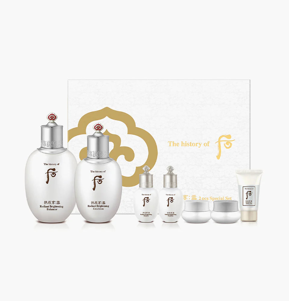 [THE HISTORY OF WHOO] Gongjinhyang:Radiant White 2pcs Special Set