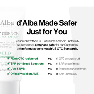 [d'Alba] Waterfull Mild Sunscreen SPF50+