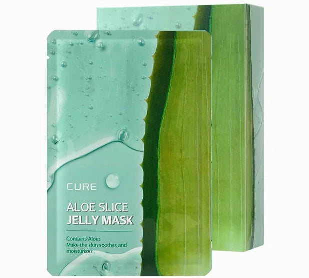 [KIM JEONG MOON ALOE] Cure Aloe Slice Jelly Mask 1pc or 1box (10pc)