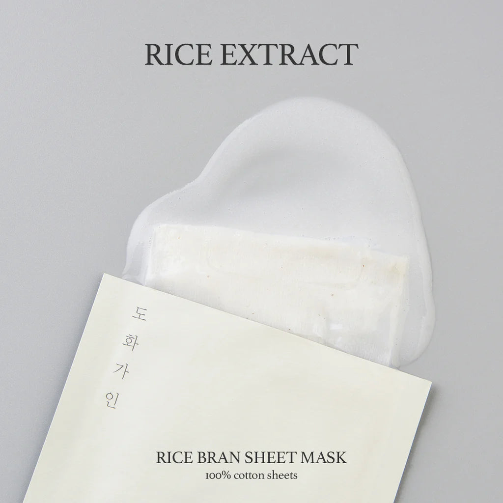 [HOUSE OF DOHWA] Rice Bran Sheet Mask 1ea