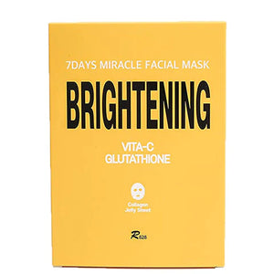 [R828] Brightening Face Mask-Glutathione and Vitamin C 1Pcs, 1Box(10Pcs)