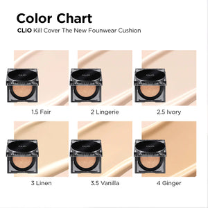 [CLIO] Kill Cover The New Founwear Cushion Set (+Refill)